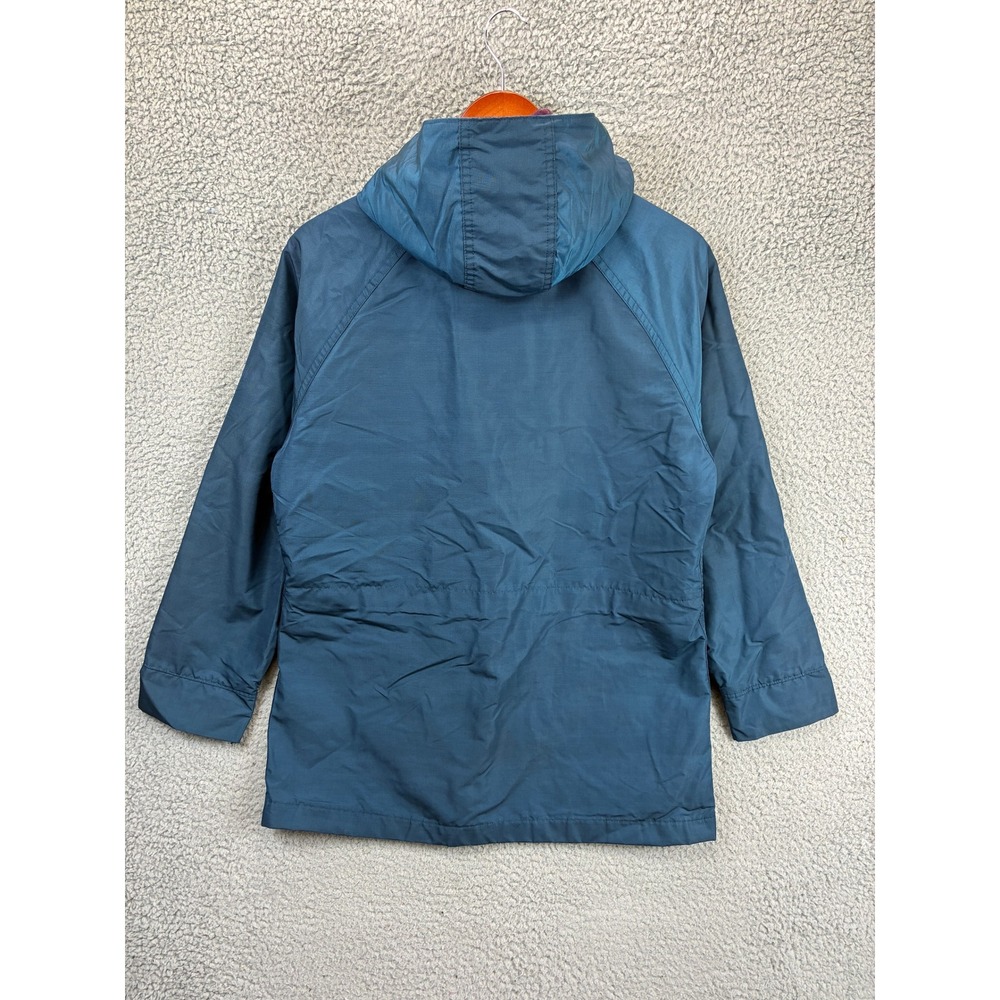 Woolrich Vintage Mountain Parka Jacket Womens M Blue Wool Lined USA Gorpcore - Picture 9 of 10
